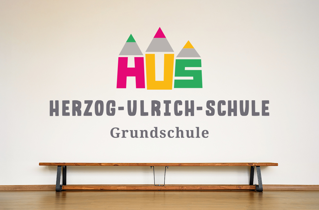 Herzog Ulrich Schule B Logo, Bildung, Corporate Design