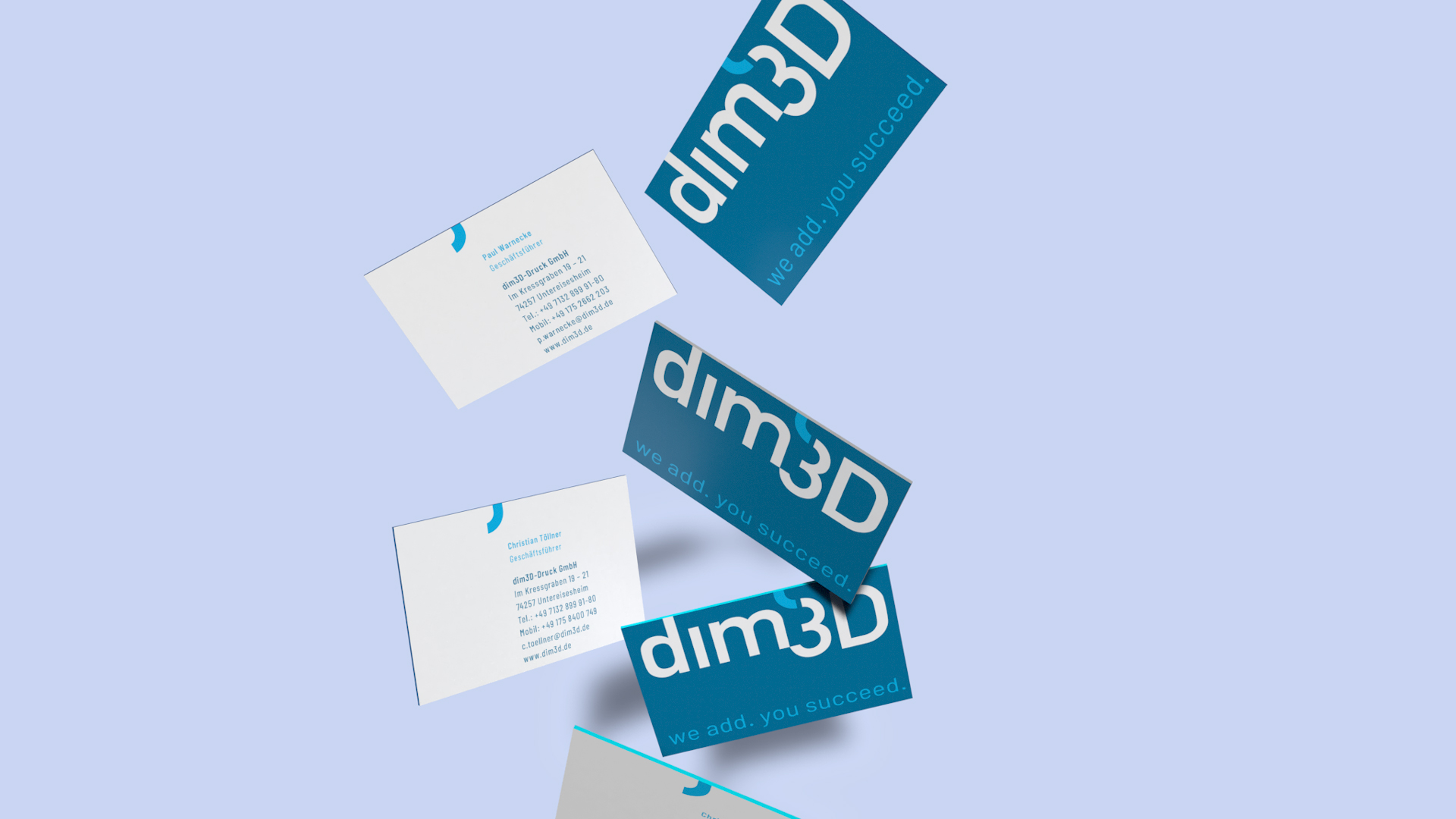 dim Visitenkartendesign Design