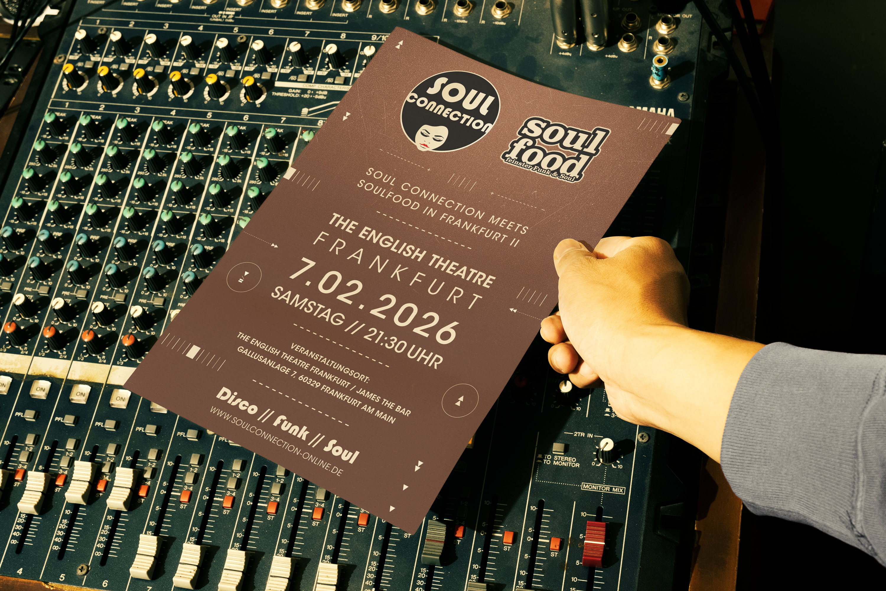 soulfood, soulconnection, funk, soul, music, concert, dj, theenglishtheatre