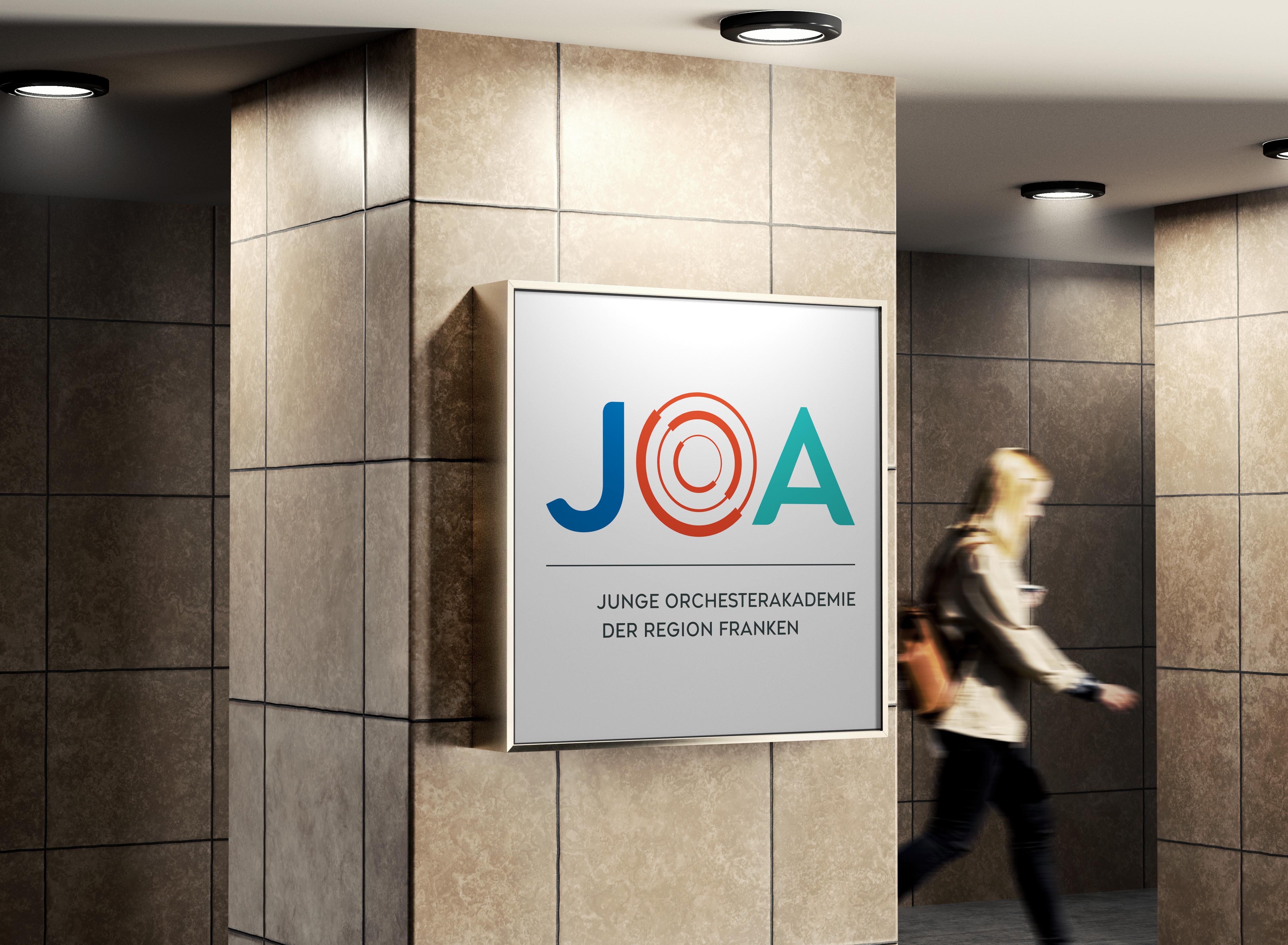 JOA Logo Schild JOA Logo Schild