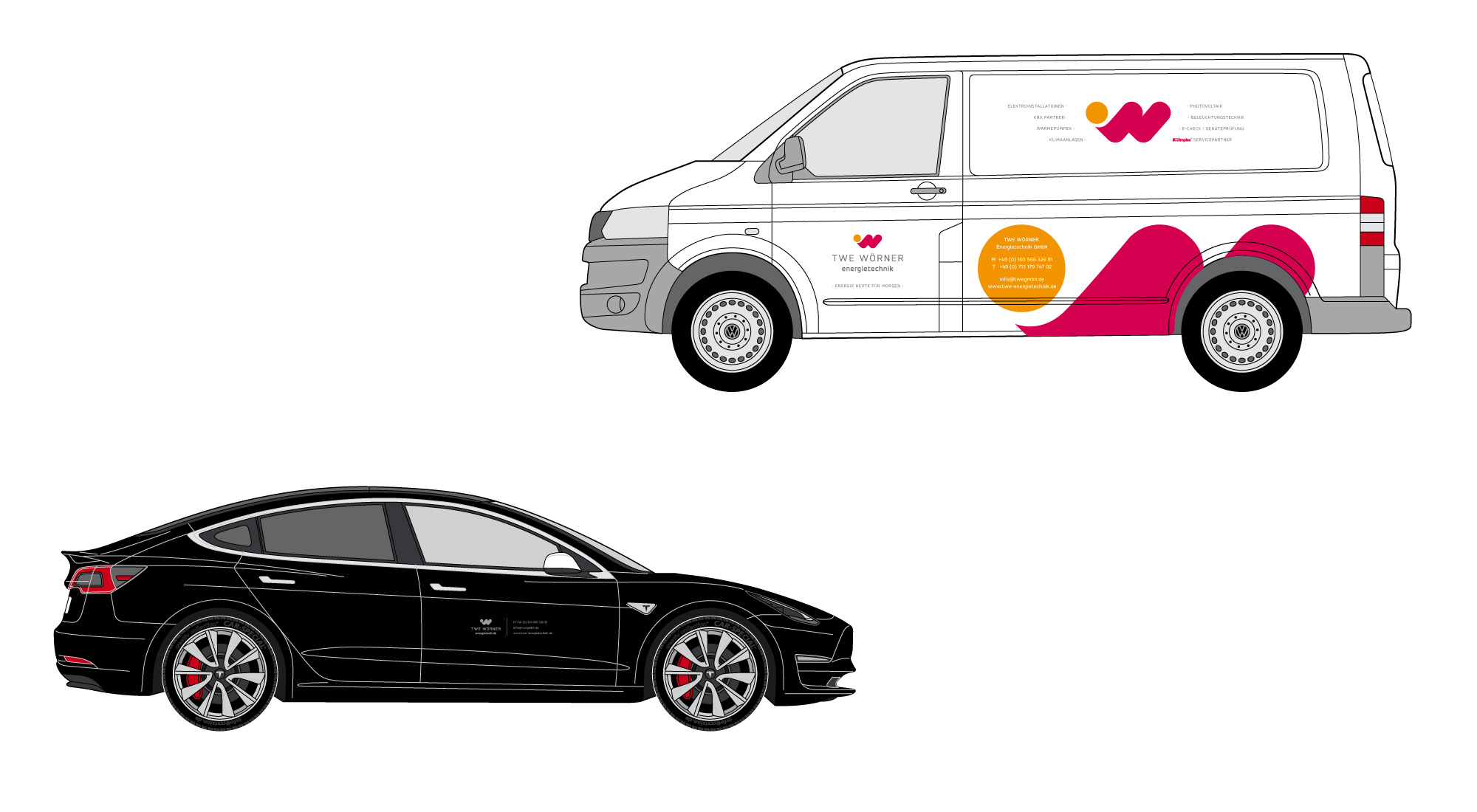 TWE Wörner Energietechnik Autobeschriftung Energietechnik, Lookandfeel, Untergruppenbach, Autobeschriftung, TWE Wörner Energietechnik,Corporate Design