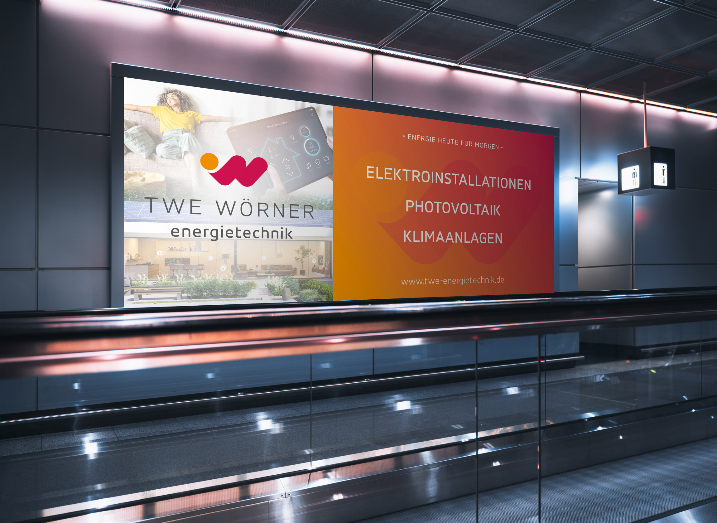 TWE Wörner Energietechnik Banner Energietechnik, Lookandfeel, Untergruppenbach, Banner, WerbungTWE Wörner EnergietechnikCorporate Design