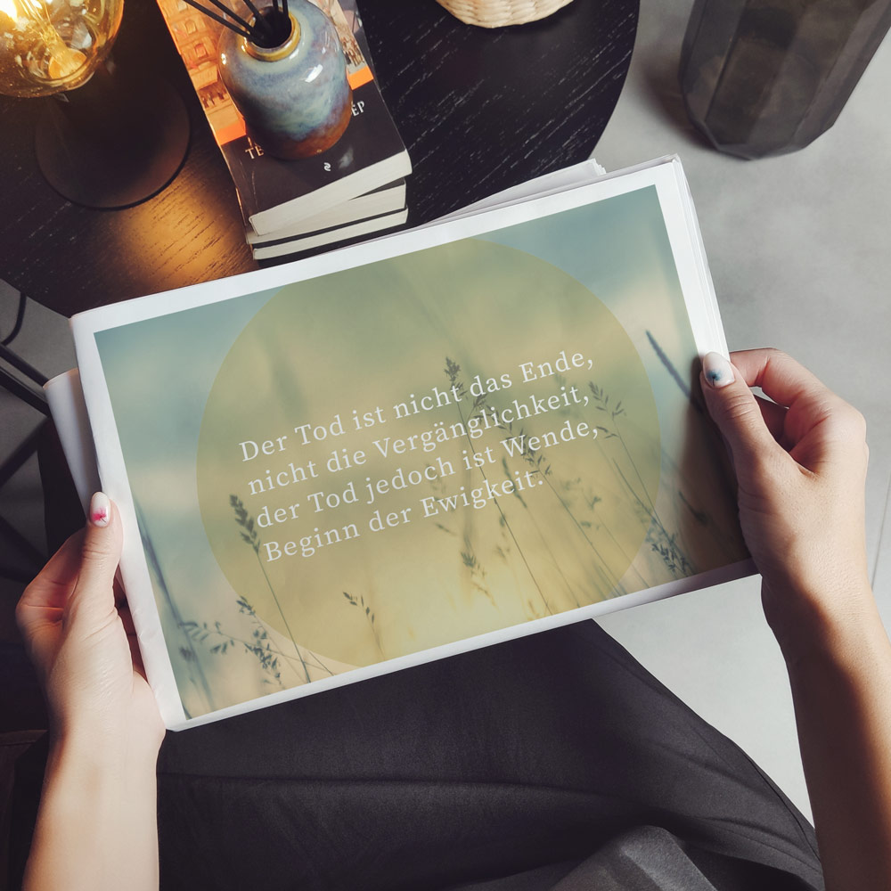 Lebenswende, Logodesign, Trauer, Tod, Heilbronn, Grafikdesign, Spruch, Weisheit